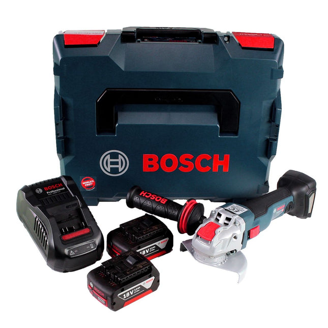 Bosch GWX 18V-10 C Akku Winkelschleifer 18V 125mm brushless X-LOCK + 2x Akku 3,0Ah + Ladegerät + L-BOXX - Toolbrothers