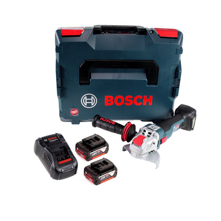 Bosch GWX 18V-10 C Akku Winkelschleifer 18V 125mm brushless X-LOCK + 2x Akku 5,0Ah + Ladegerät + L-BOXX - Toolbrothers