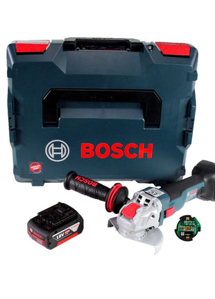 Bosch GWX 18V-10 C Akku Winkelschleifer 18V 125mm brushless X-LOCK + 1x Akku 4,0Ah + Connectivity Modul + L-BOXX - ohne Ladegerät - Toolbrothers