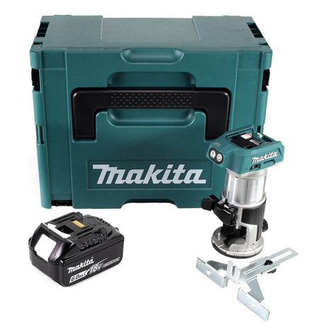 Makita DRT 50 G1J Akku Multifunktionsfräse brushless 18V + 1x Akku 6,0 Ah im Makpac 3 - ohne Ladegerät - Toolbrothers