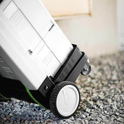 Festool SYS-Roll 100 Transportwagen ( 498660 ) für Systainer inkl. Sicherheitsgurt, extra große Räder (Ø 200 mm)