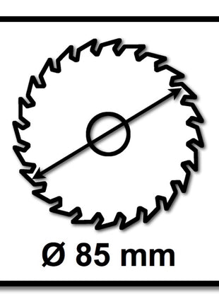 Bosch Kreissägeblatt Standard for Wood 85 x 1,1 x 15 mm 20 Zähne ( 2608837666 ) - Toolbrothers