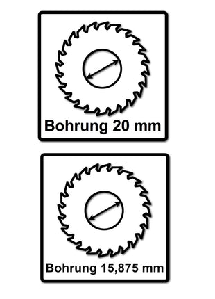 Bosch Kreissägeblatt Standard for Wood 160 x 1,5 x 20 / 15,875 mm 36 Zähne ( 2608837677 ) - Toolbrothers