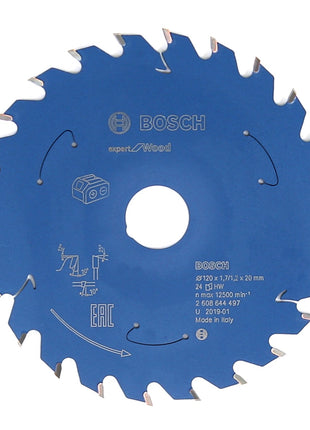 Bosch Kreissägeblatt Expert for Wood 120 x 1,2 x 20 mm 24 Zähne für Holz ( 2608644497 ) - Toolbrothers