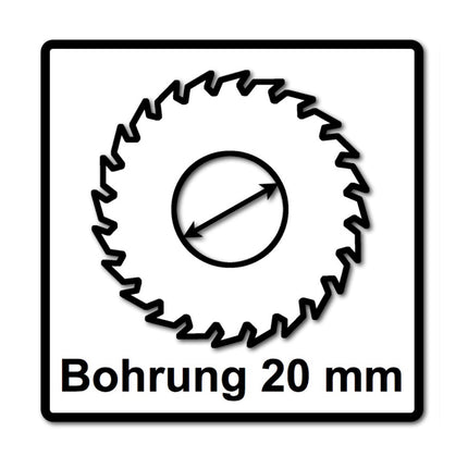 Bosch Kreissägeblatt Expert for Wood 136 x 1,0 x 20 mm 24 Zähne für Holz ( 2608644498 ) - Toolbrothers
