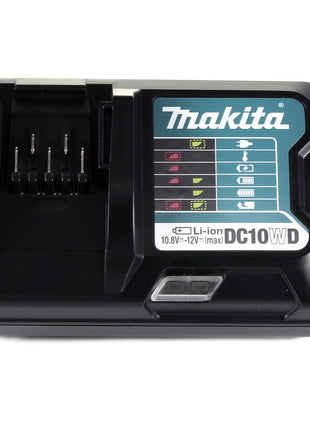 Makita DEAADP08 WM USB Adapter für 10,8V-12V Akkus + 2x 4,0 Ah Akku ( 197406-2 ) + Lader ( 197343-0 ) - Toolbrothers