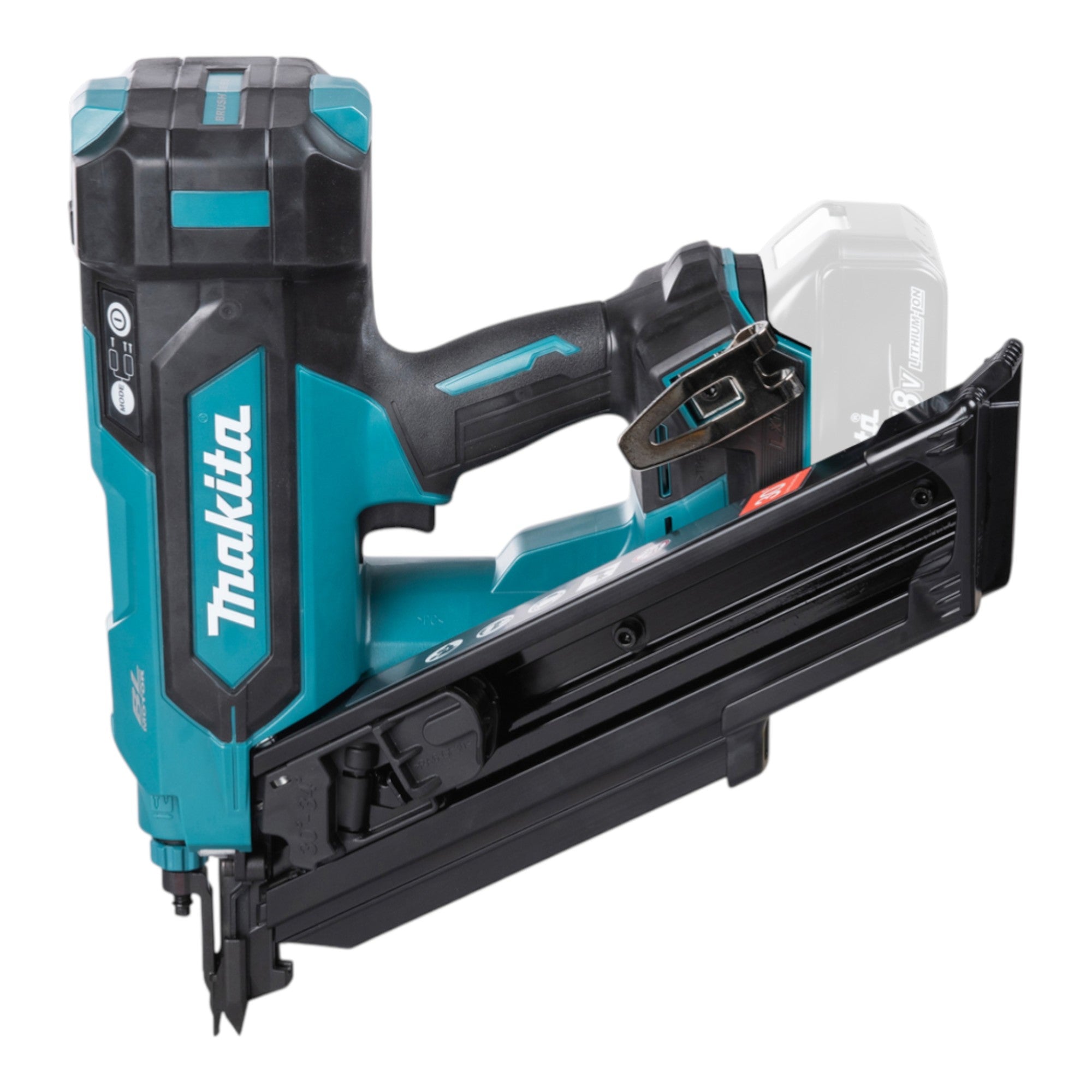 Makita DBN 900 RG1K Akku Streifennagler 18 V 50 90 mm Brushless 1x Akku 6 0 Ah Ladegeraet Koffer 1 - toolbrothers