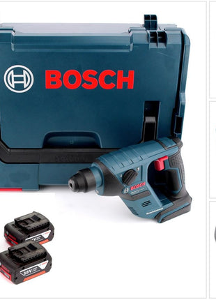 Bosch GBH 18 V-LI Akku Bohrhammer 18 V 1,0 J SDS-Plus + L-Boxx + 2x Akku 3,0Ah + 1x Ladegerät - Toolbrothers