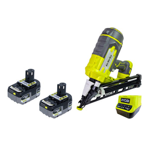 RYOBI R15GN18-0 Akku Nagler 18 V 24 - 64 mm + 2x Akku 5,0 Ah + Ladegerät