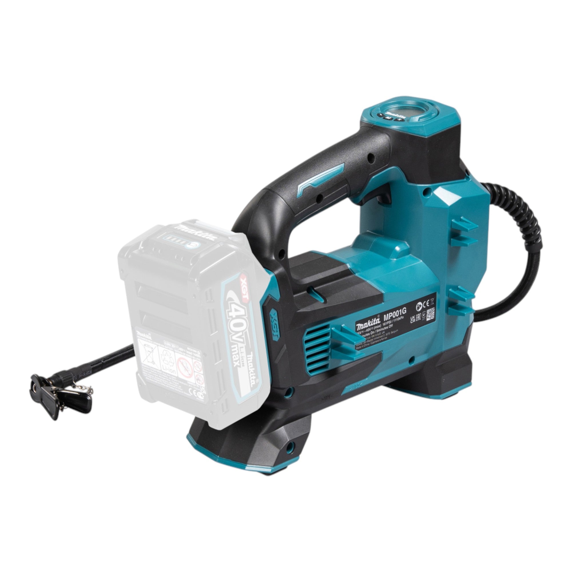 Makita MP 001 GZ Akku Kompressor 40 V max 11 1 bar Solo ohne Akku ohne Ladegeraet 2 - toolbrothers