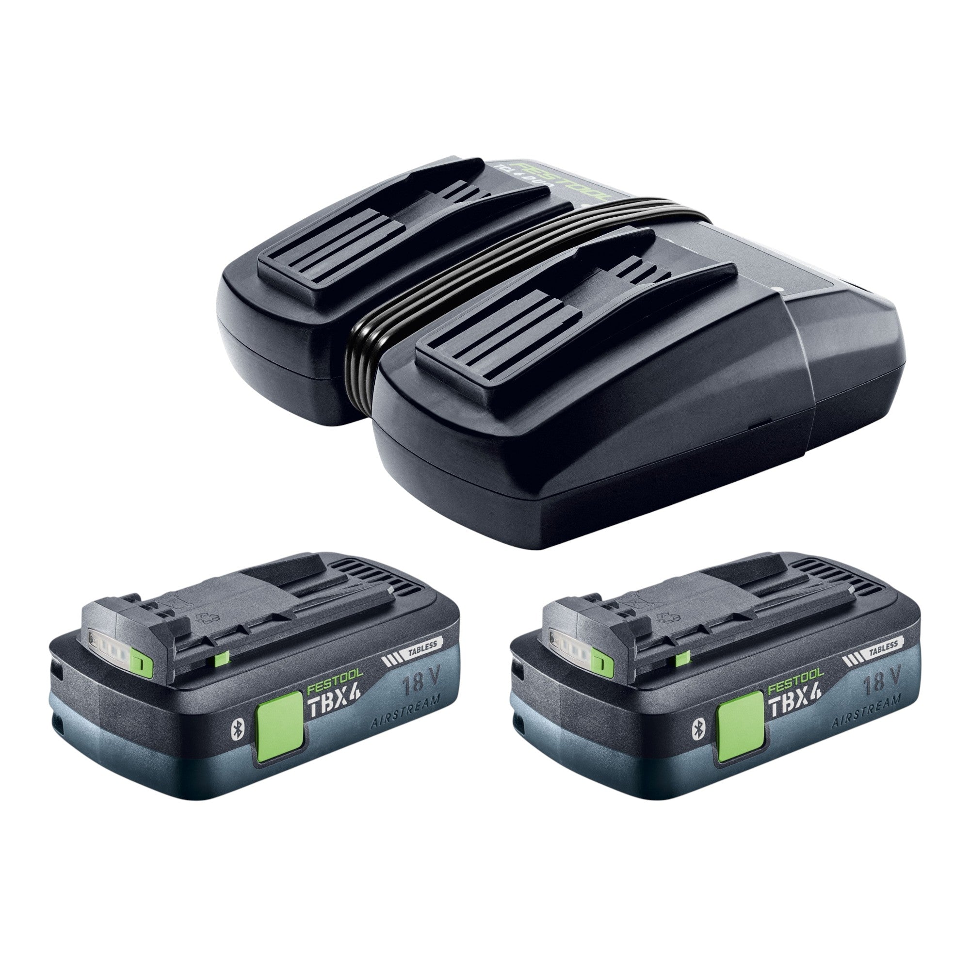 Festool Energie Set 18V 2xTBX4 TCL6DUO mit 2x BP 18 TBX 4 C ASI Akku 18 V 4 0 Ah 2x 578745 TCL 6 DUO Doppel Ladegeraet 577017  0 - toolbrothers