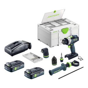 Festool TPC 18/4-Basic-Set Akku Schlagbohrschrauber 18 V 75 Nm Brushless + 2x Akku 4,0 Ah + Ladegerät + Systainer
