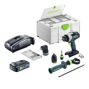 Festool TPC 18/4-Basic-Set Akku Schlagbohrschrauber 18 V 75 Nm Brushless + 1x Akku 4,0 Ah + Schnellladegerät + Systainer