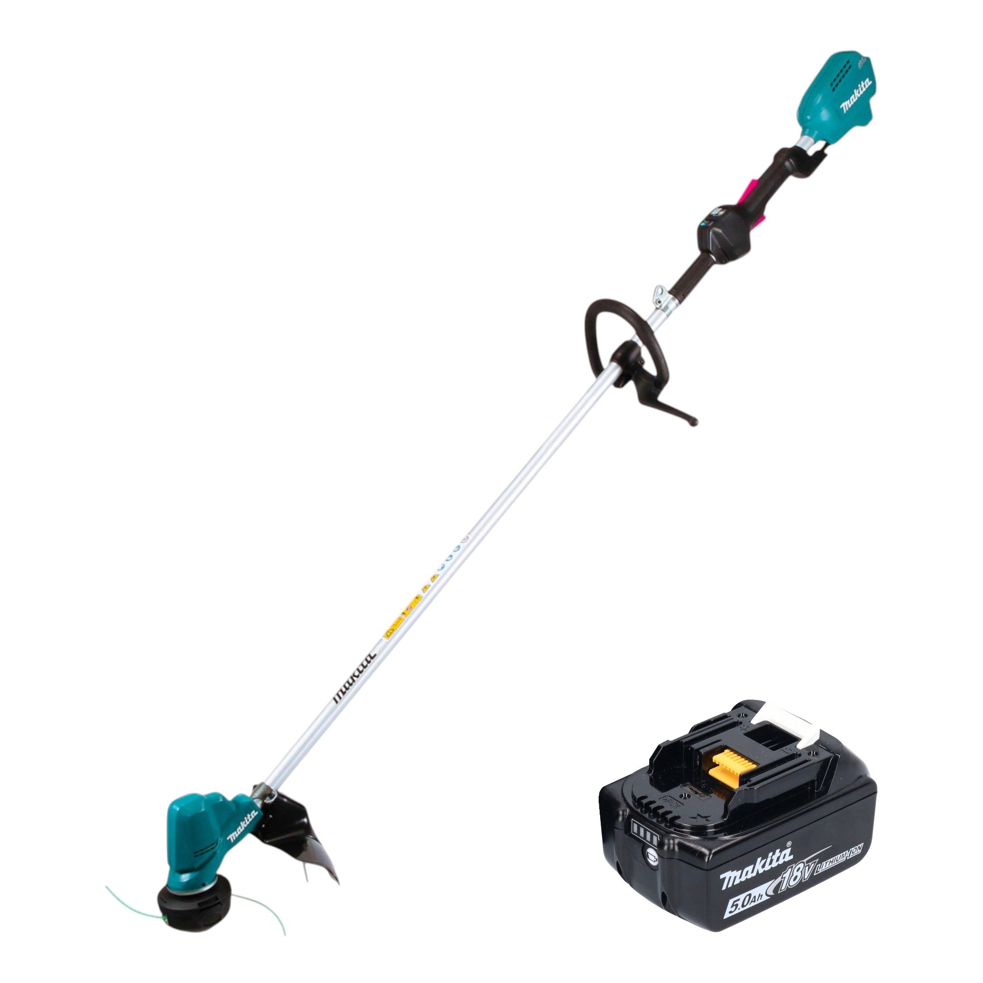 Makita DUR 190 LTX9 Akku Rasentrimmer 18 V 300 mm Brushless 1x Akku 5 0 Ah ohne Ladegeraet 0 - toolbrothers
