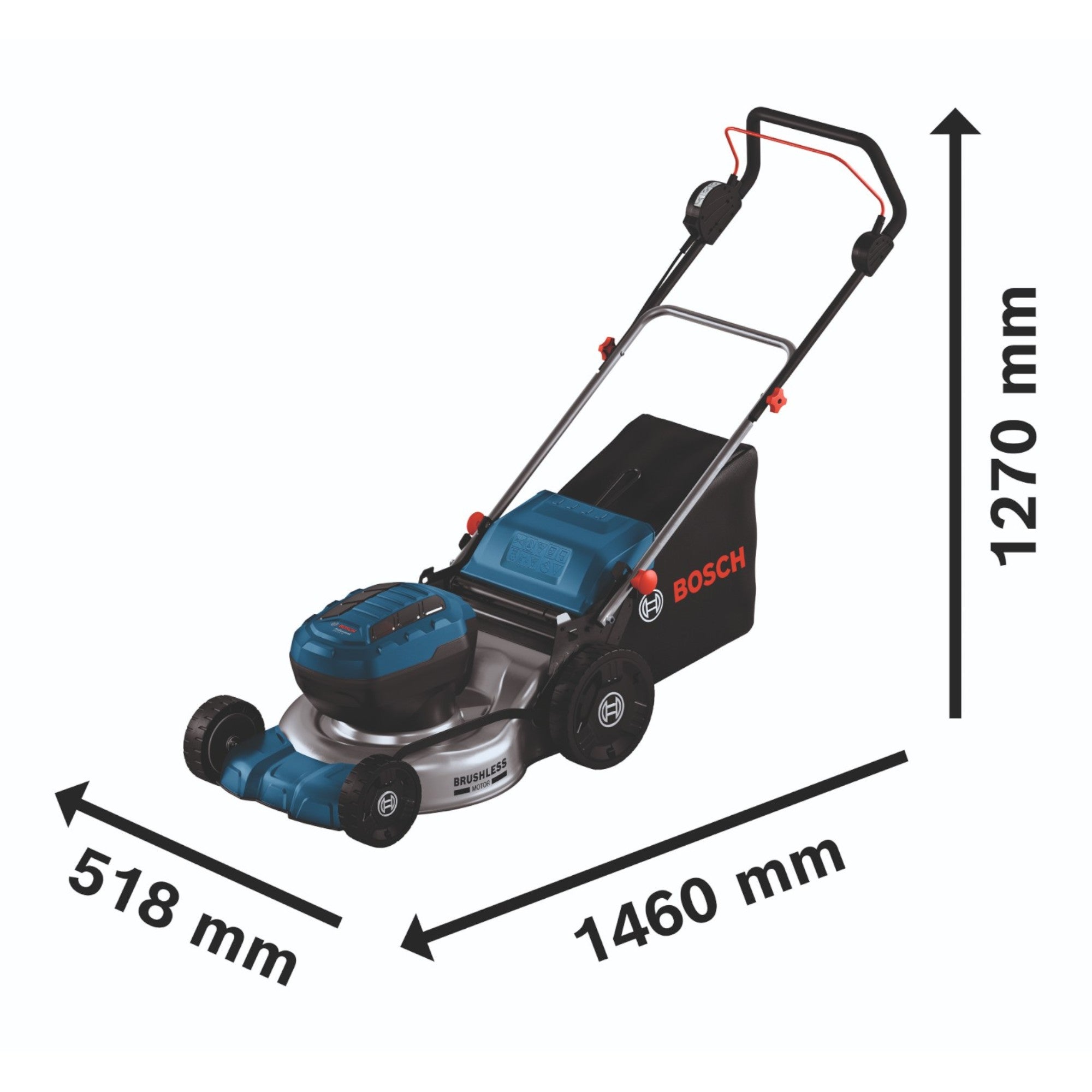Bosch GRA 18V2 46 Professional Akku Rasenmaeher 36 V 2x 18 V 46 cm 06008C8000 Brushless Solo ohne Akku ohne Ladegeraet 2 - toolbrothers