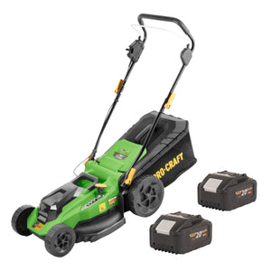 Procraft PLM23bb Akku Rasenmäher 40 V ( 2x 20 V ) 430 mm Brushless + 2x Akku 8,0 Ah - ohne Ladegerät