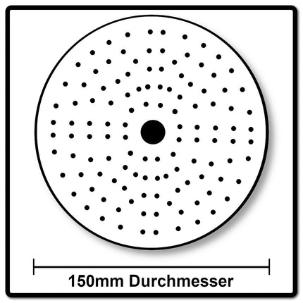 Mirka IRIDIUM Schleifscheiben Grip 150mm K240, 100Stk. ( 246CH09925 ) - Toolbrothers