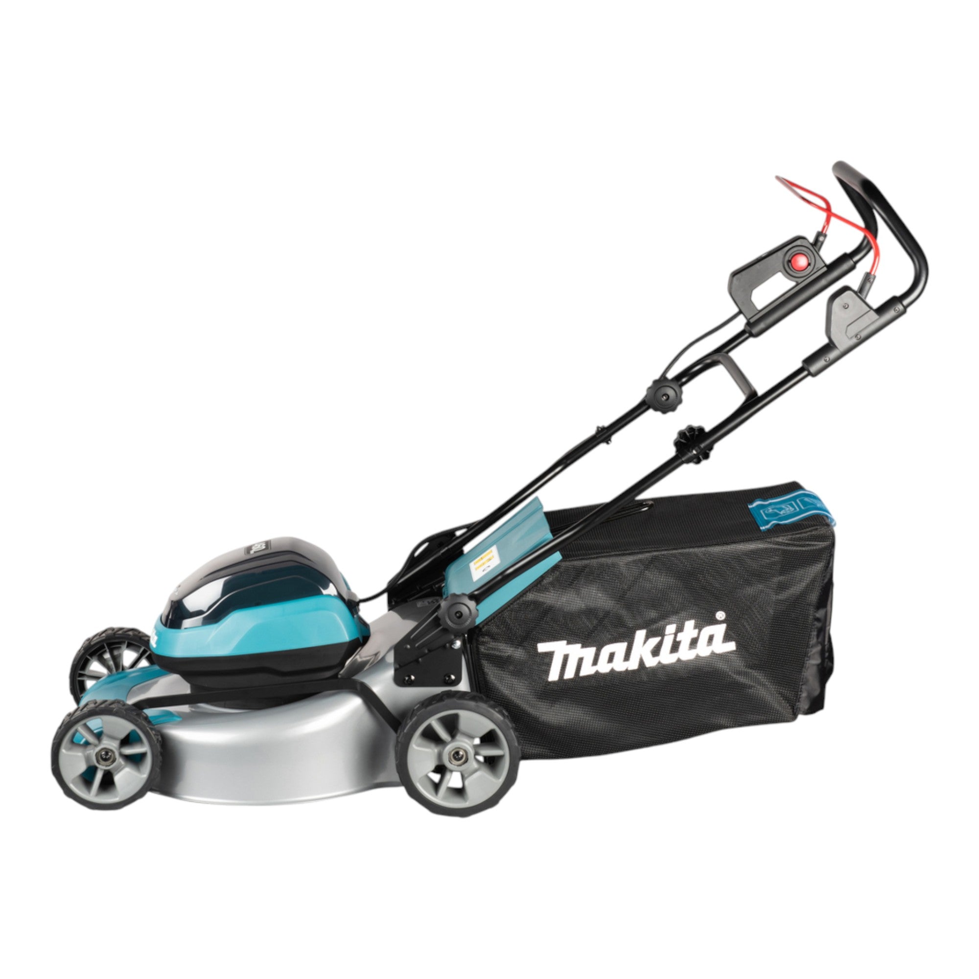 Makita DLM 466 PF2 Akku Rasenmaeher 36 V 2x 18 V 46 cm Brushless 2x Akku 3 0 Ah Ladegeraet 1 - toolbrothers
