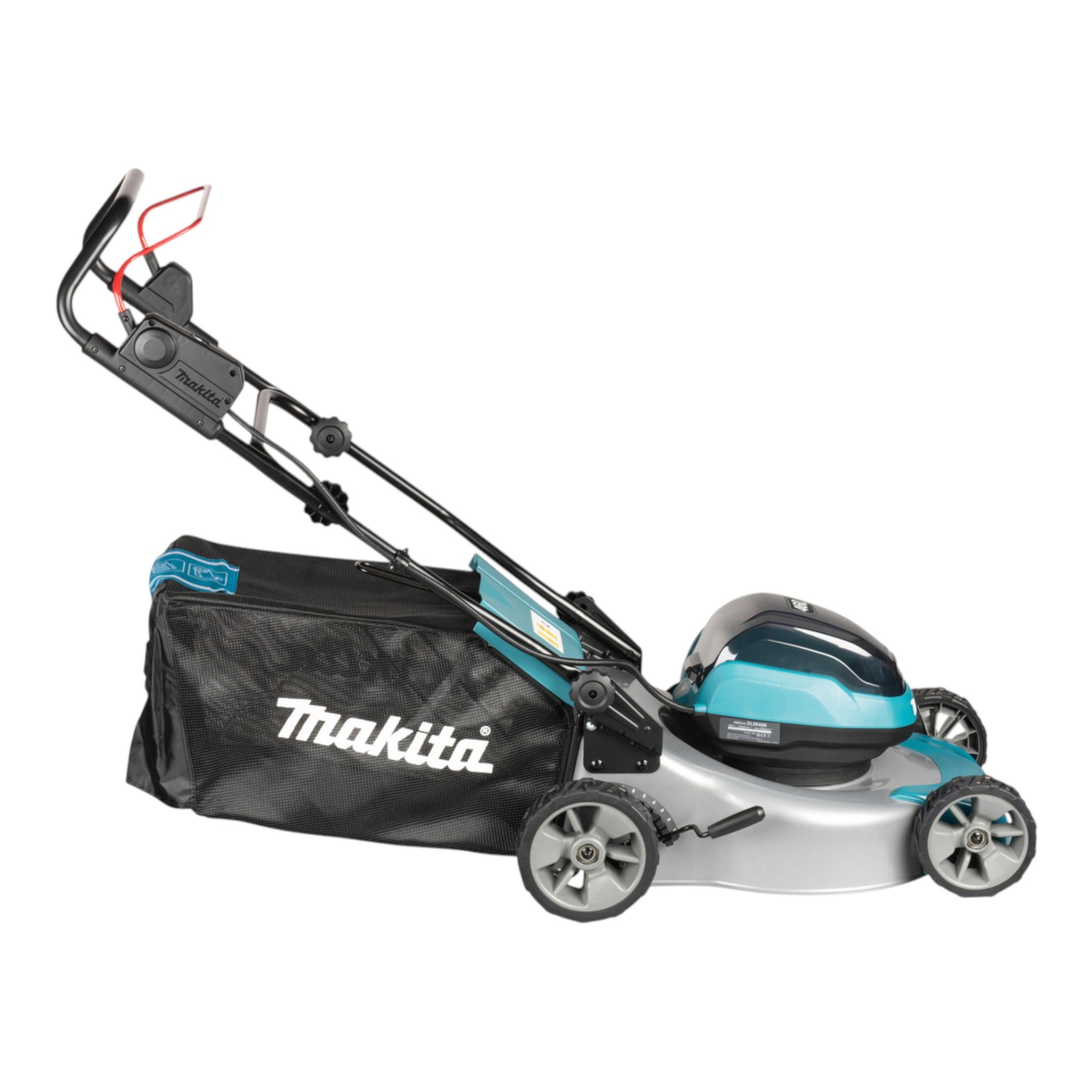Makita DLM 466 G2 Akku Rasenmaeher 36 V 2x 18 V 46 cm Brushless 2x Akku 6 0 Ah ohne Ladegeraet 4 - toolbrothers