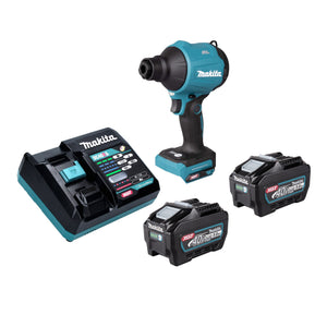 Makita AS 001 GT201 Akku Gebläse 40 V max. Brushless + 2x Akku 5,0 Ah + Ladegerät