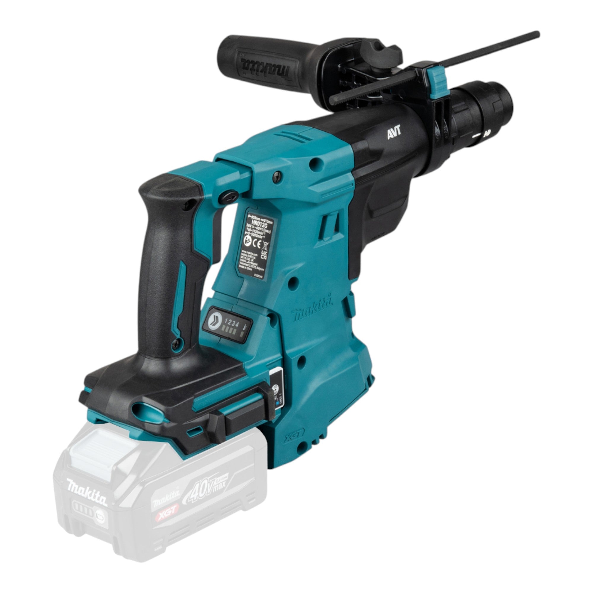 Makita HR 012 GT101 Akku Kombihammer 40 V max 3 3 J SDS plus Brushless 1x Akku 5 0 Ah Ladegeraet 3 - toolbrothers