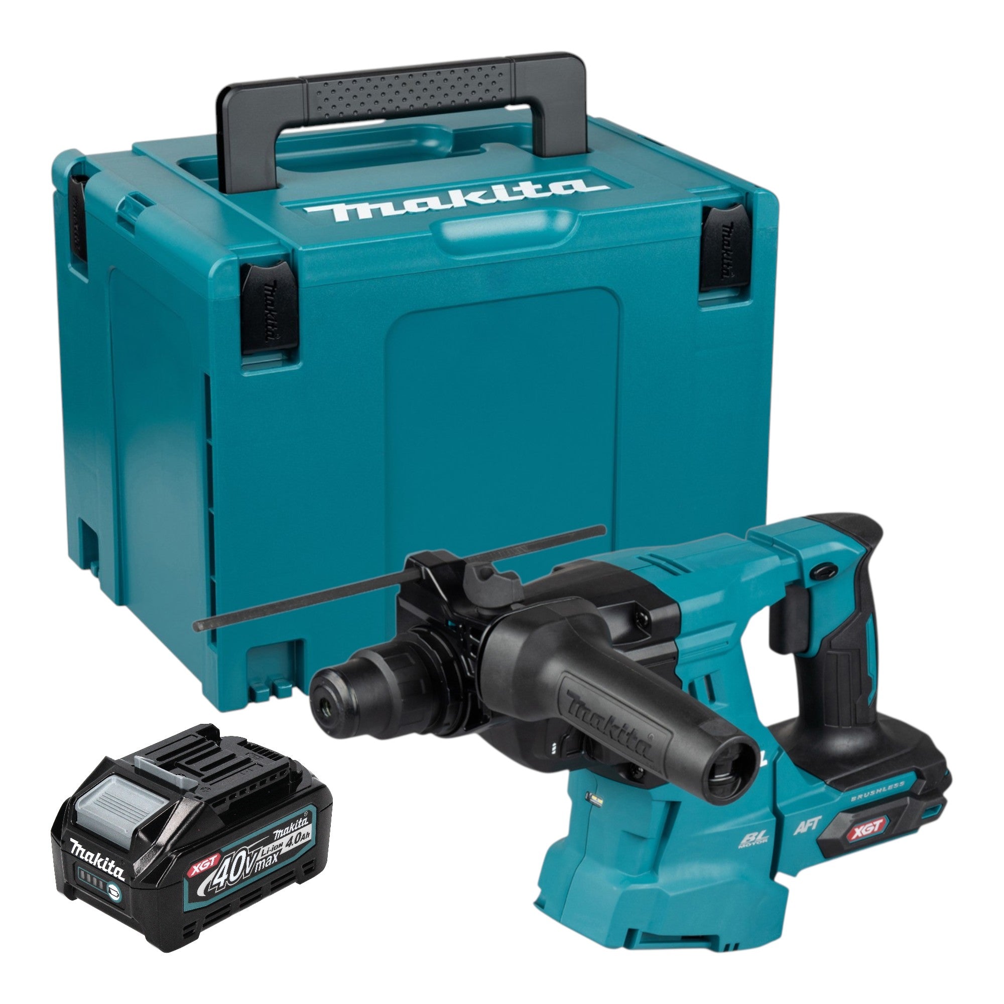 Makita HR 011 GM101 Akku Kombihammer 40 V max 3 3 J SDS plus Brushless 1x Akku 4 0 Ah Makpac ohne Ladegeraet 0 - toolbrothers