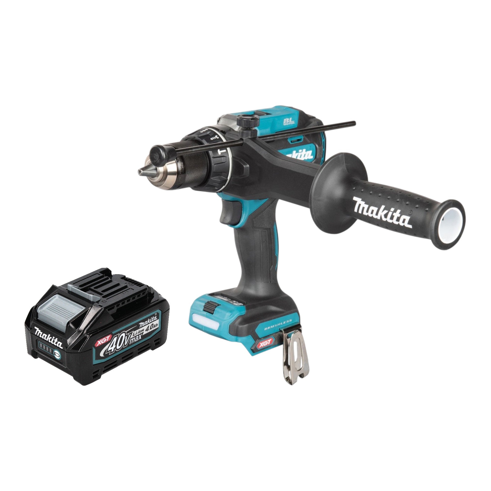 Makita HP 003 GM1 Akku Schlagbohrschrauber 40 V max 180 Nm Brushless 1x Akku 4 0 Ah ohne Ladegeraet 0 - toolbrothers