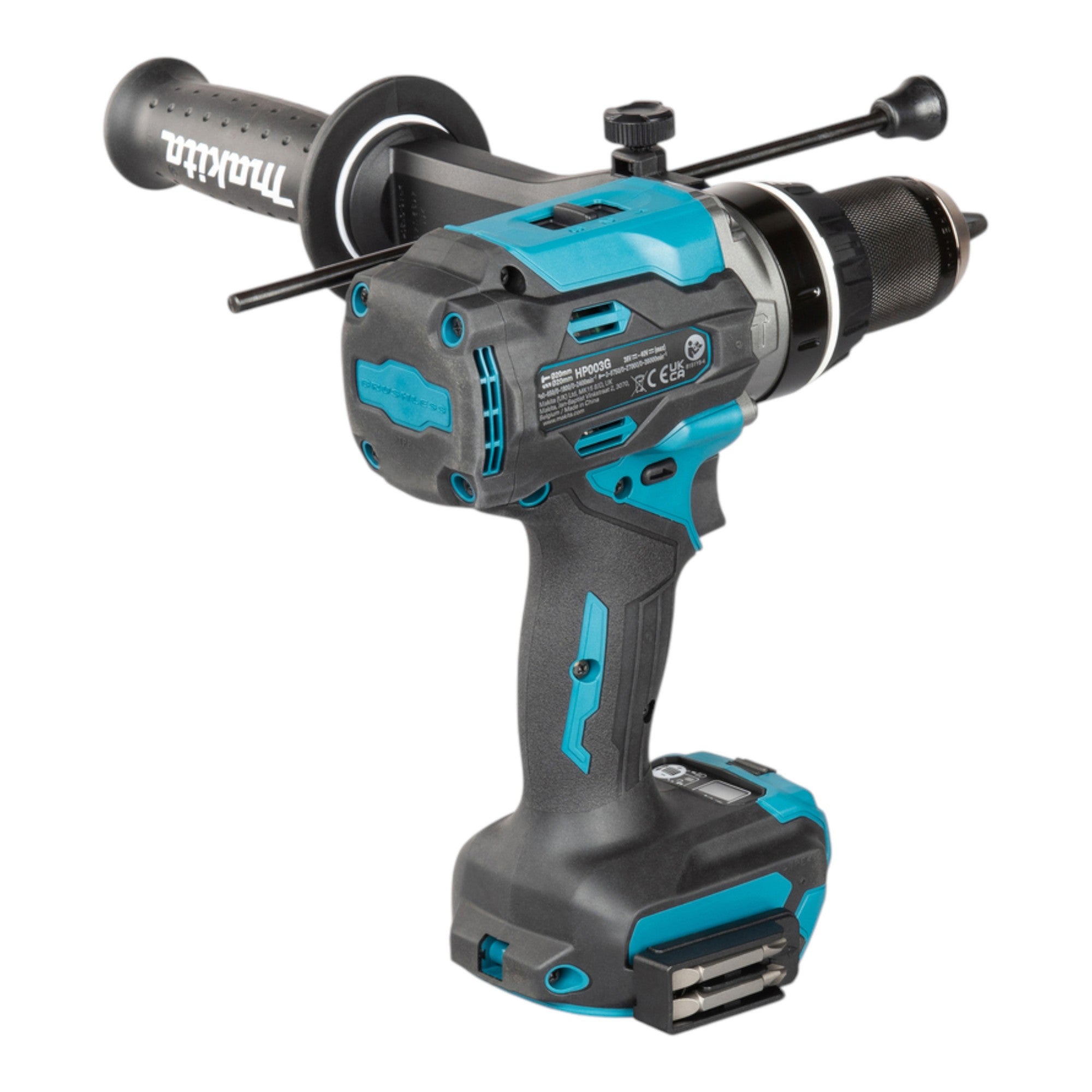 Makita HP 003 GD201 Akku Schlagbohrschrauber 40 V max 180 Nm Brushless 2x Akku 2 5 Ah Ladegeraet Makpac 4 - toolbrothers