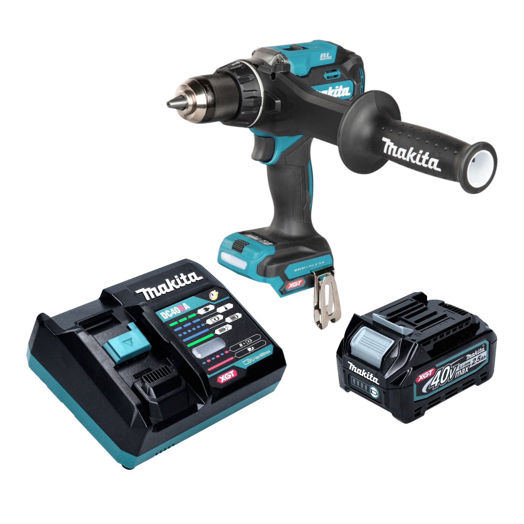 Makita DF 003 GD101 Akku Bohrschrauber 40 V max 180 Nm Brushless 1x Akku 2 5 Ah Ladegeraet 0 - toolbrothers