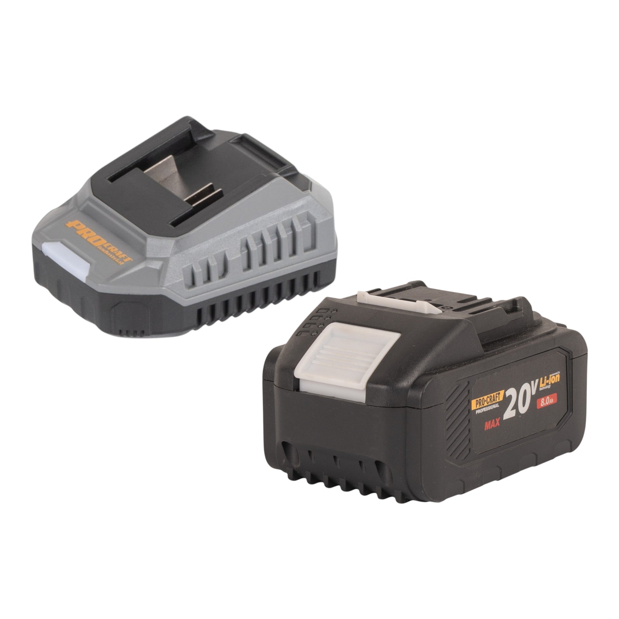Procraft CT20bb Akku Kultivator 20 V 224 mm Brushless 1x Akku 8 0 Ah Ladegeraet 2 - toolbrothers