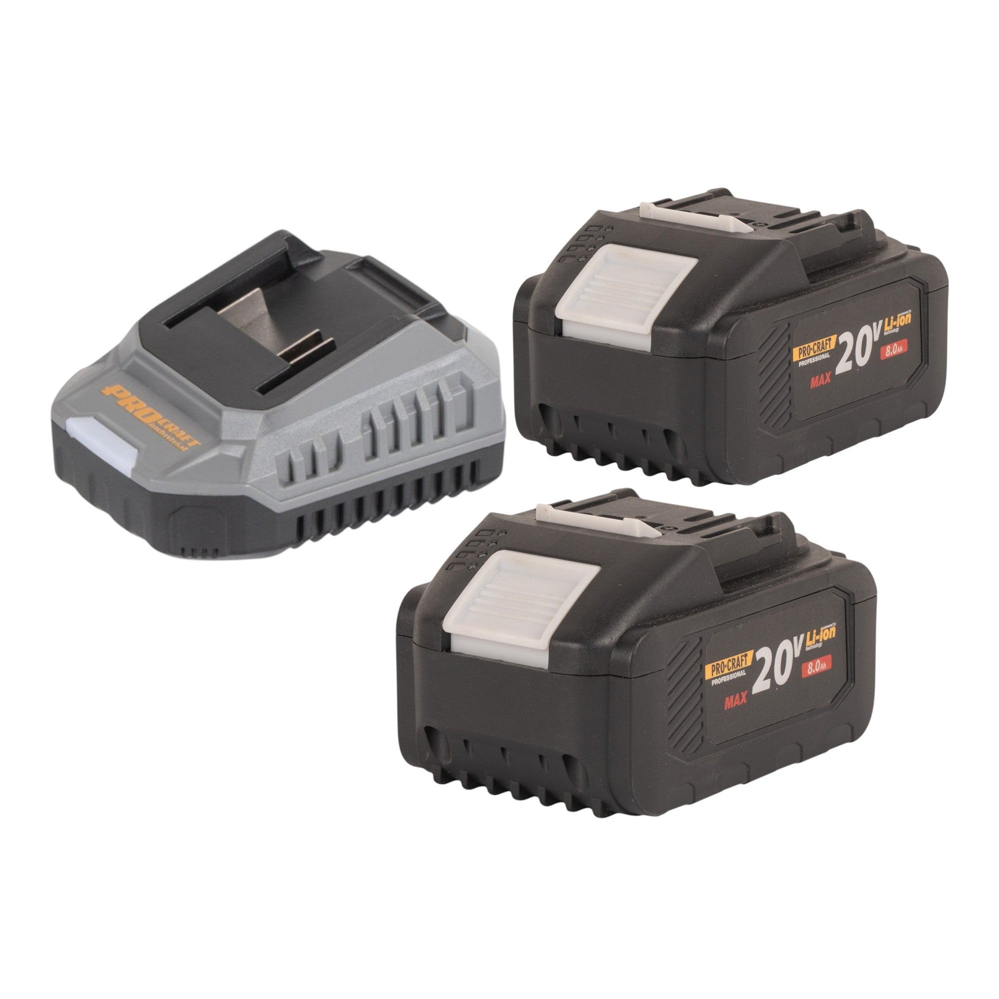 Procraft CT20bb Akku Kultivator 20 V 224 mm Brushless 2x Akku 8 0 Ah Ladegeraet 2 - toolbrothers