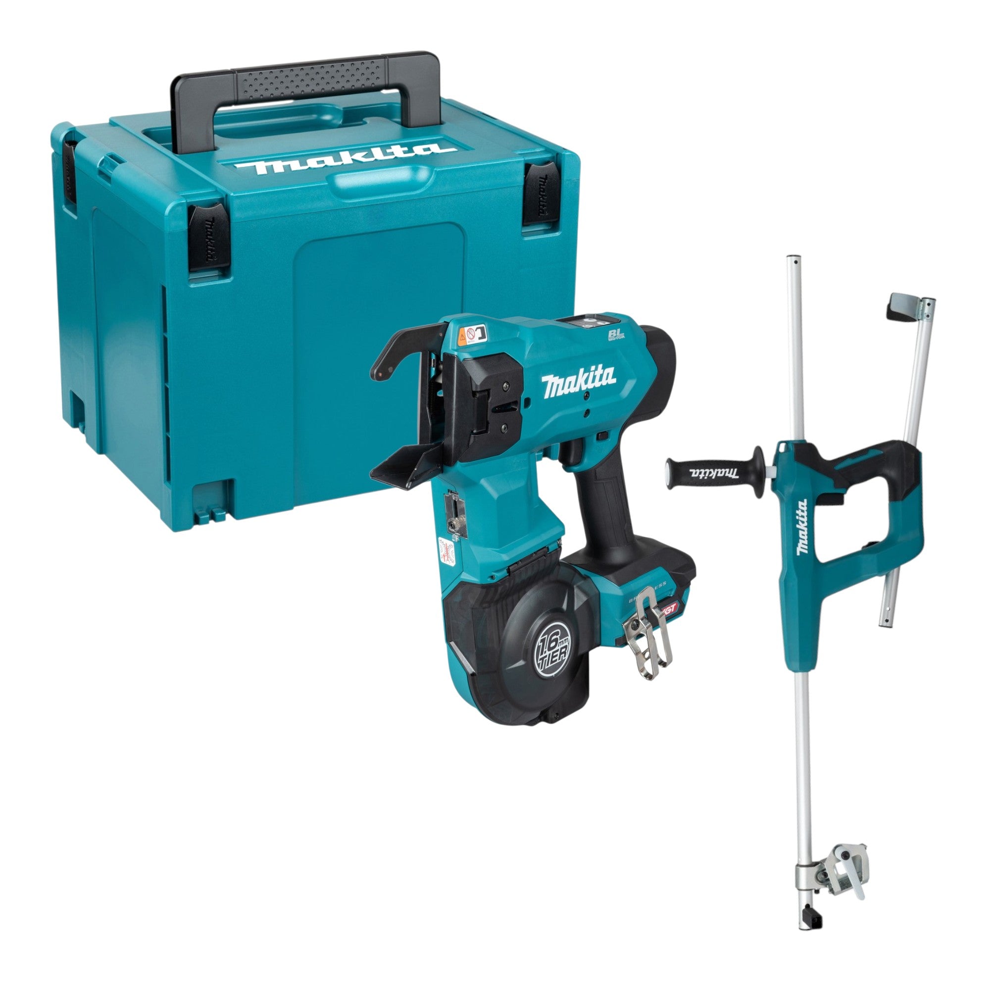 Makita TR 001 GZ02 Akku Bewehrungsverbinder 40 V max 1 6 mm Brushless Griffverlaengerung Makpac ohne Akku ohne Ladegeraet 0 - toolbrothers