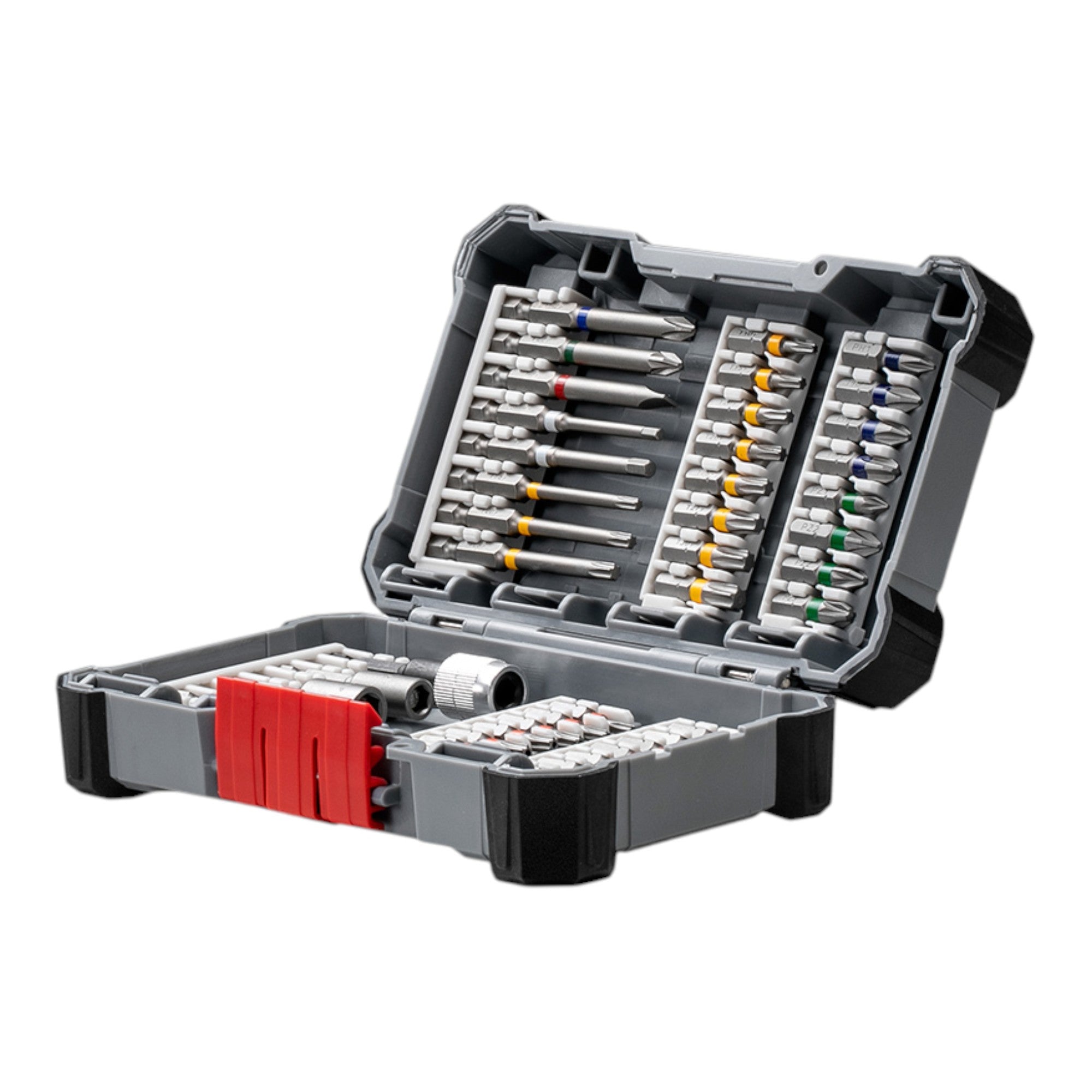 Bosch Pick And Click Schrauberbit Set 45 teilig 25 65 mm 2607017693 PH PZ SL HEX TX TH 1 - toolbrothers