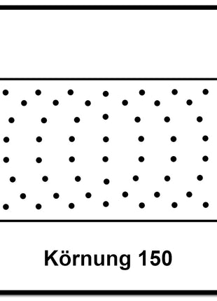 Mirka IRIDIUM Schleifstreifen Grip 81x133mm K150, 100 Stk. ( 246B109915 ) - Toolbrothers