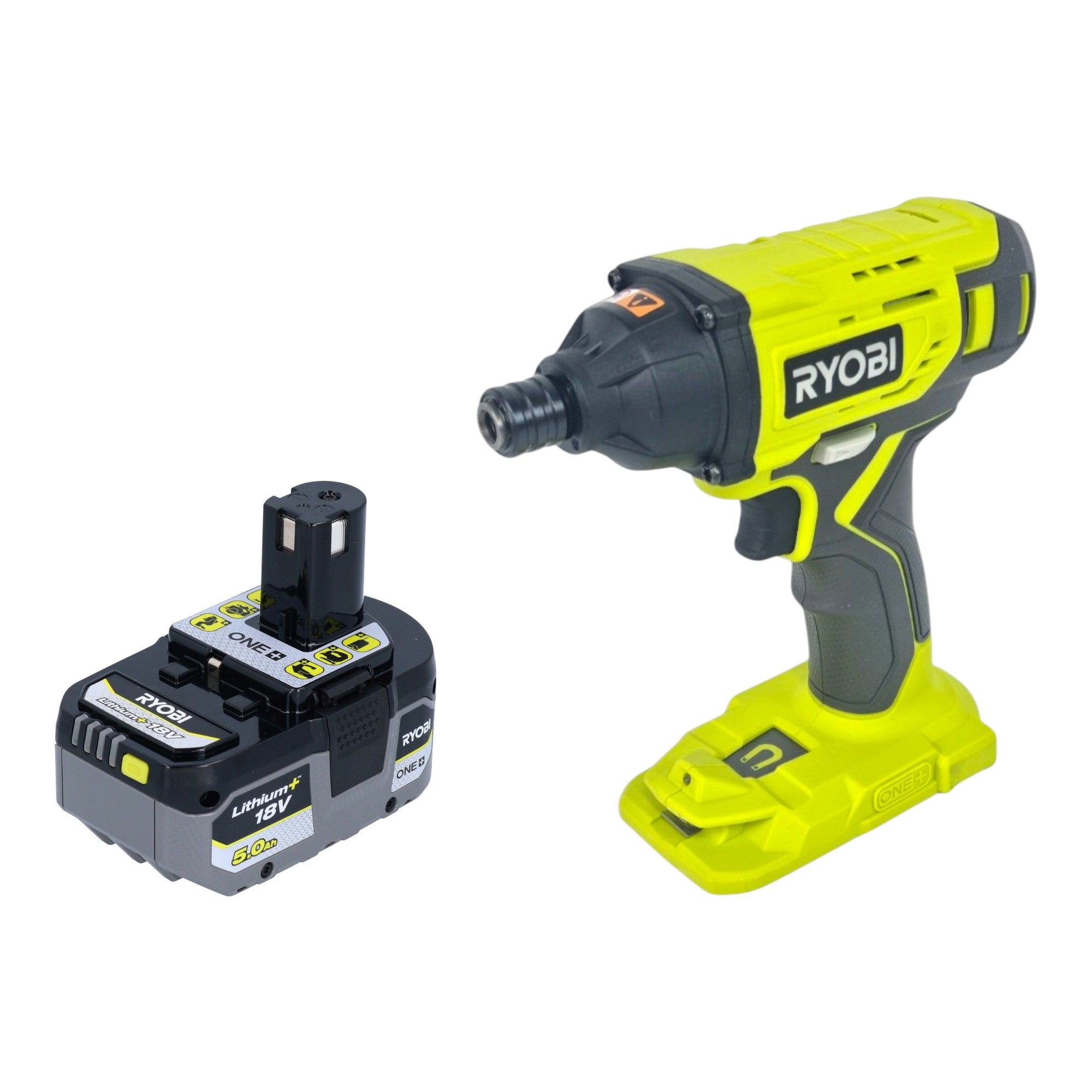 RYOBI R18ID2 0 Akku Schlagschrauber 18 V 200 Nm 1 4 1x Akku 5 0 Ah ohne Ladegeraet 0 - toolbrothers