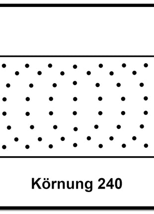 Mirka IRIDIUM Schleifstreifen Grip 81x133mm K240, 100 Stk. ( 246B109925 ) - Toolbrothers