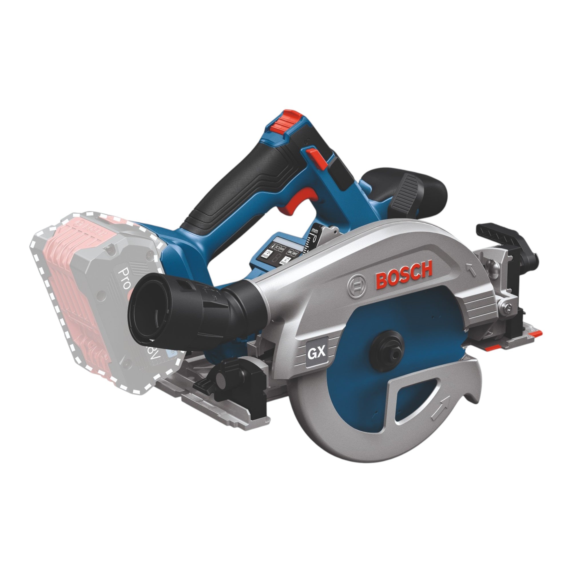 Bosch GKS 18V 57 2 GX Professional Akku Kreissaege 18 V 165 mm Brushless 1x Akku 4 0 Ah L Boxx ohne Ladegeraet 1 - toolbrothers