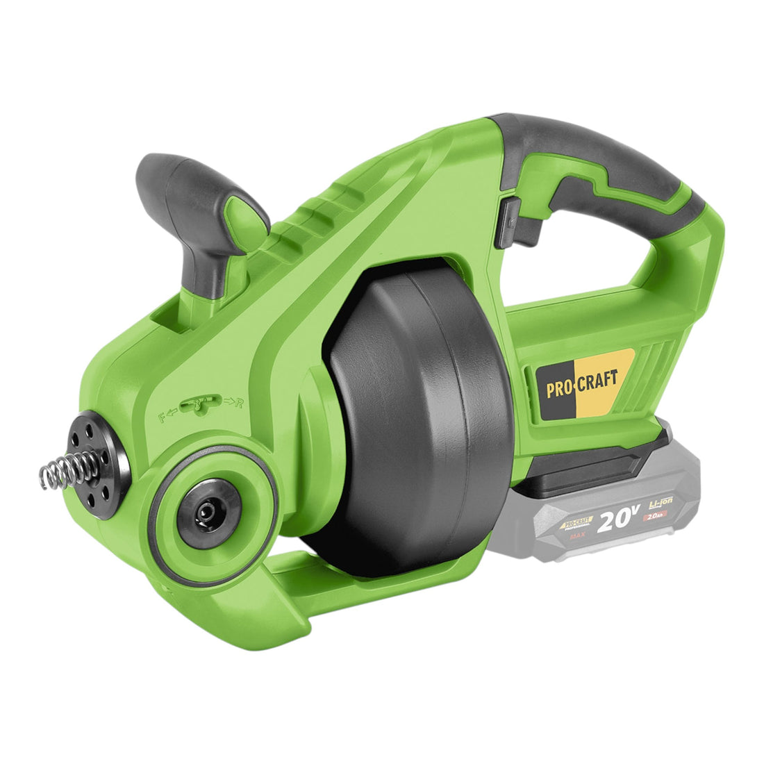 Procraft PCD20-BB Akku Rohrreinigungsgerät 20 V 7 m x 7 mm Brushless Solo - ohne Akku, ohne Ladegerät