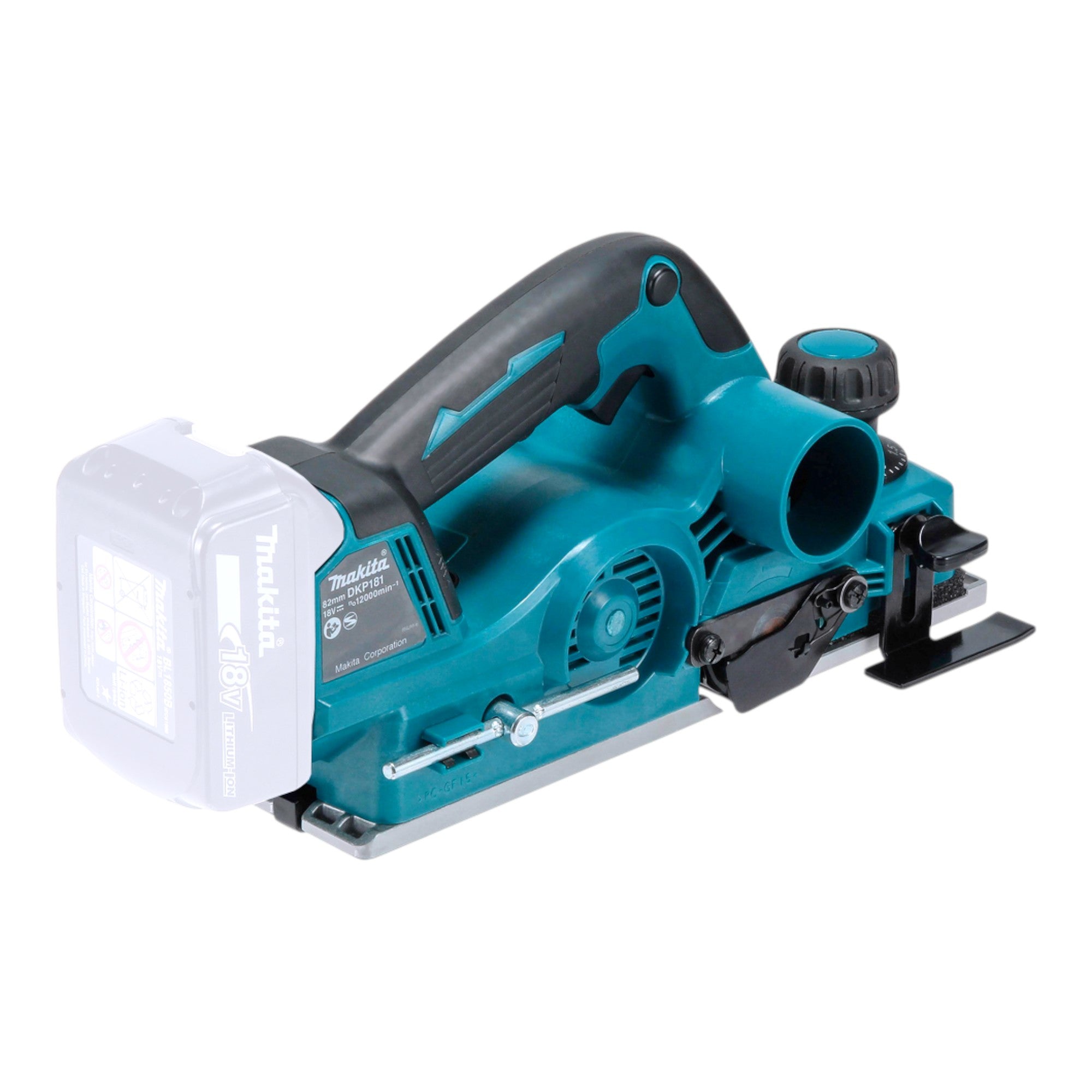 Makita DKP 181 Z Akku Hobel 18 V 82 mm Brushless 1x Akku 9 0 Ah Ladegeraet Makpac 4 - toolbrothers