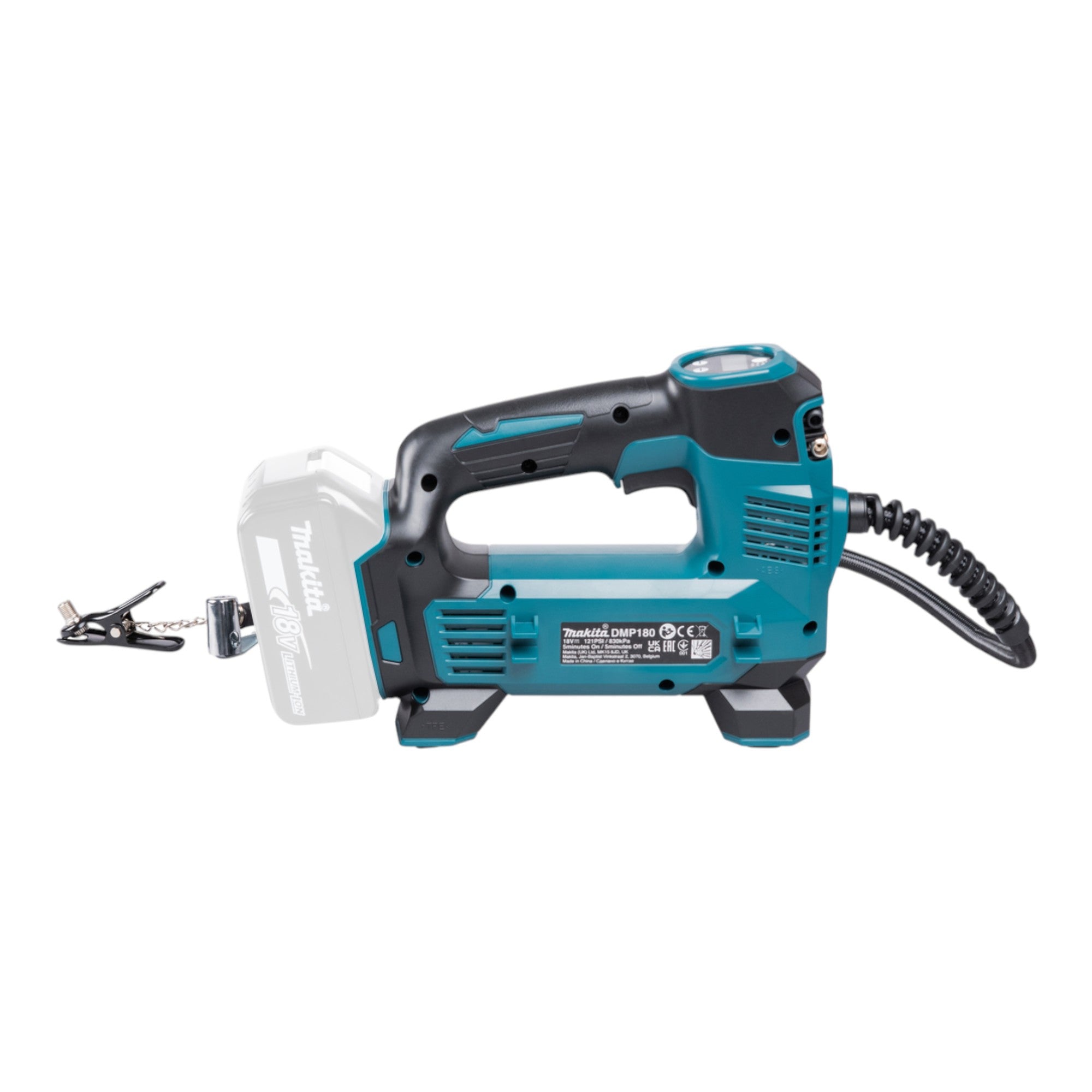 Makita DMP 180 Z Akku Kompressor 18 V 8 3 bar 2x Akku 9 0 Ah Ladegeraet 4 - toolbrothers