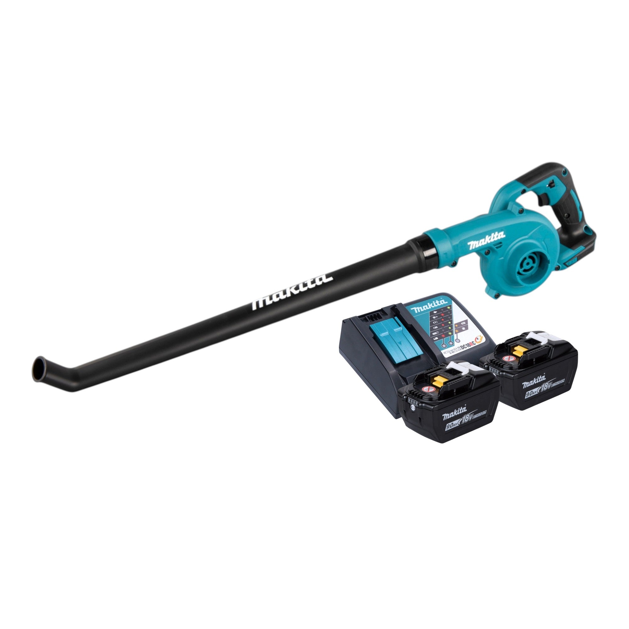 Makita DUB 186 Z Akku Geblaese 18 V 2x Akku 9 0 Ah Ladegeraet 0 - toolbrothers