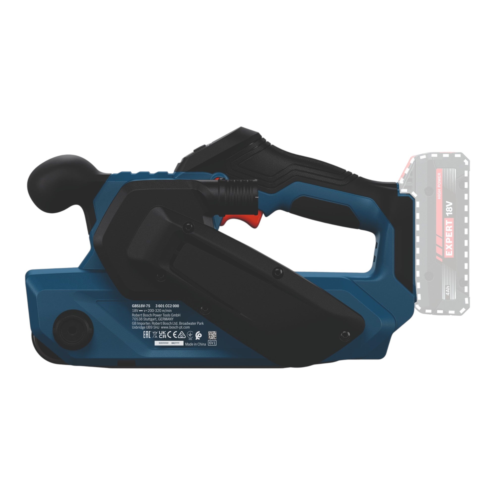 Bosch GBS 18V 75 Akku Bandschleifer 18 V 76 x 533 mm Brushless 1x ProCORE Akku 4 0 Ah ohne Ladegeraet 4 - toolbrothers
