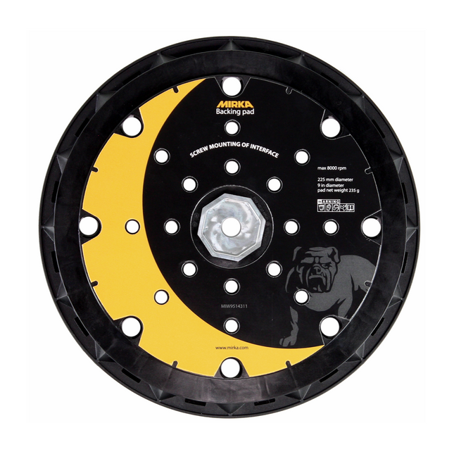 Mirka Schleifteller-KIT 225 mm LEROS Pro Variante ( MIW9536011 ) für Mirka Leros 950 CV - Toolbrothers