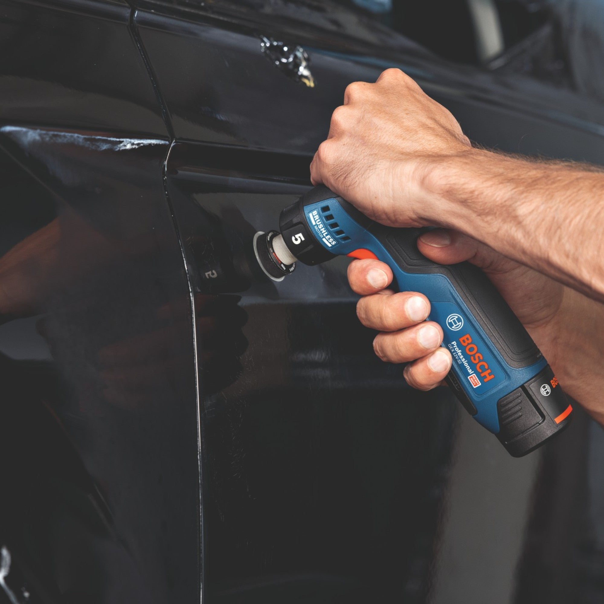 Bosch GEX 12V 32 Akku Exzenterschleifer 12 V 32 mm Brushless 1x Akku 6 0 Ah Ladegeraet 4 - toolbrothers