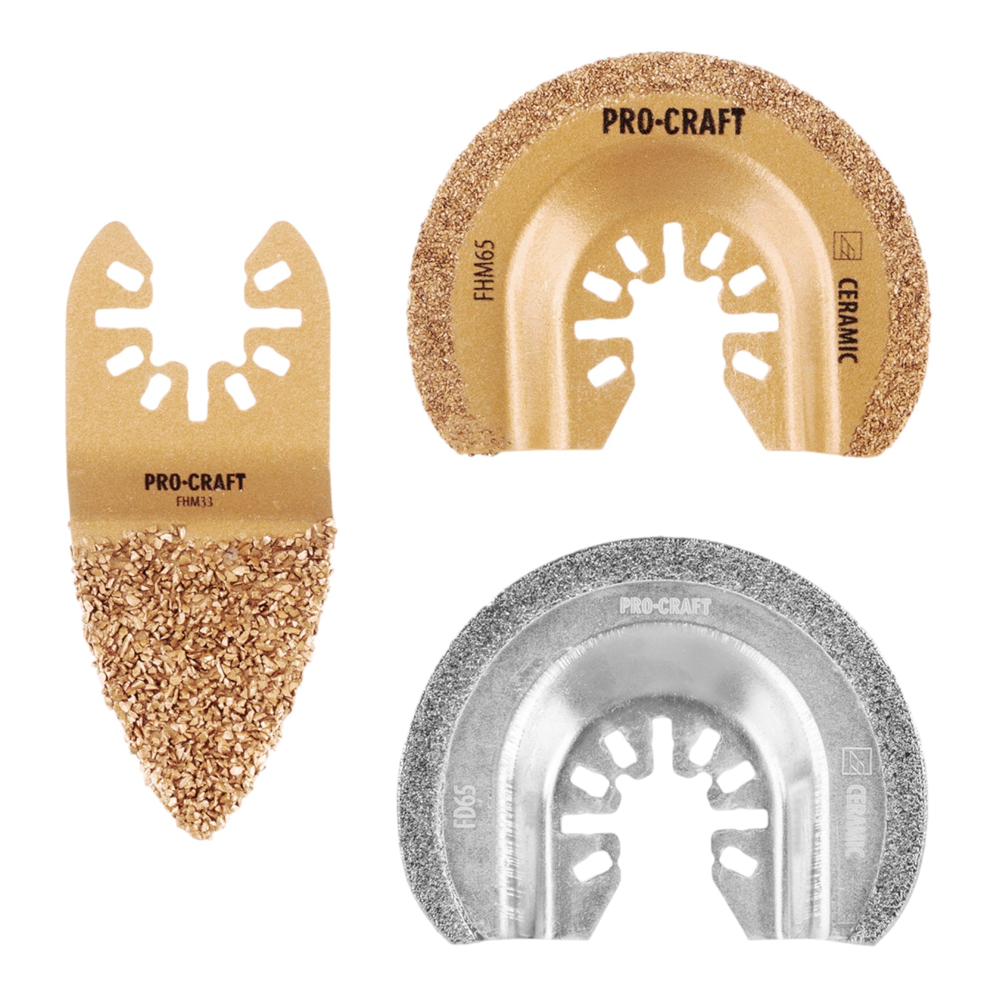 Procraft MB2 Zubehoer Set 3 tlg fuer oszillierende Multifunktionswerkzeuge 2 - toolbrothers