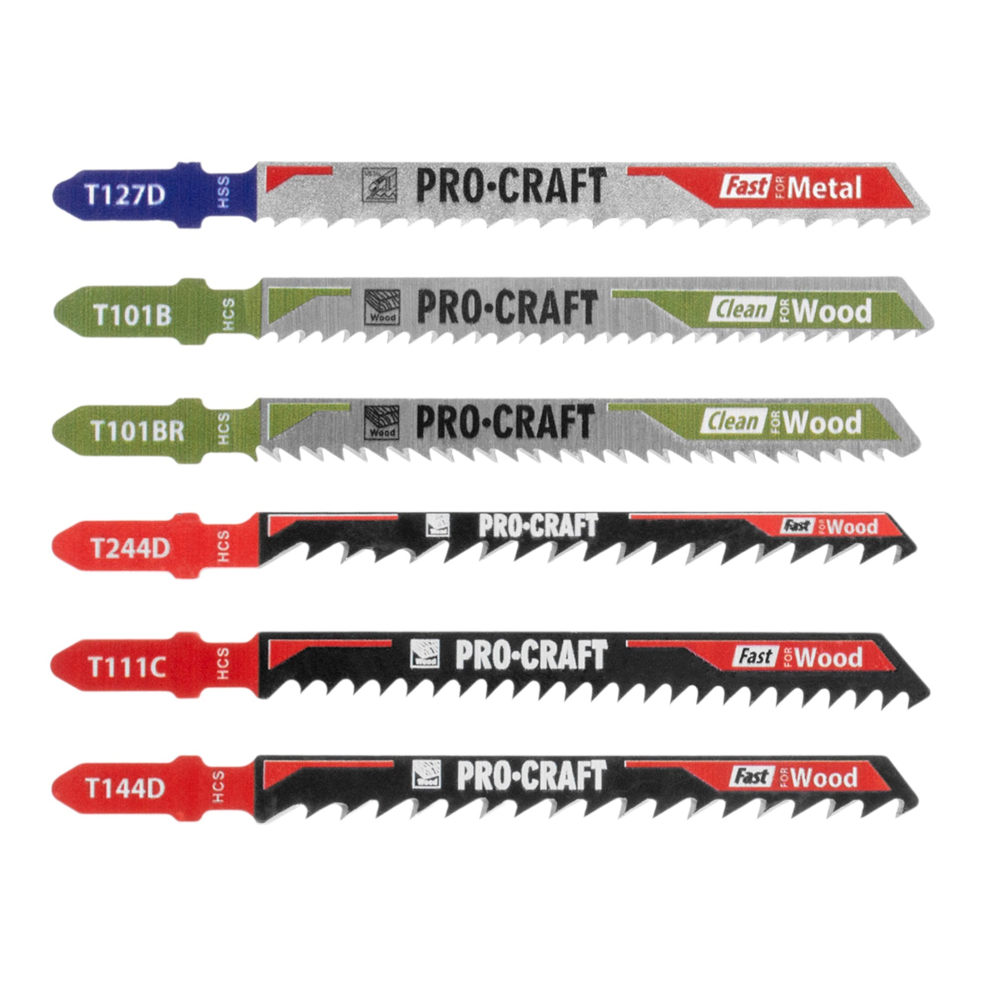 Procraft JB11 Stichsaegeblatt Set 10 tlg 1 50 mm fuer Holz und Metall 3 - toolbrothers