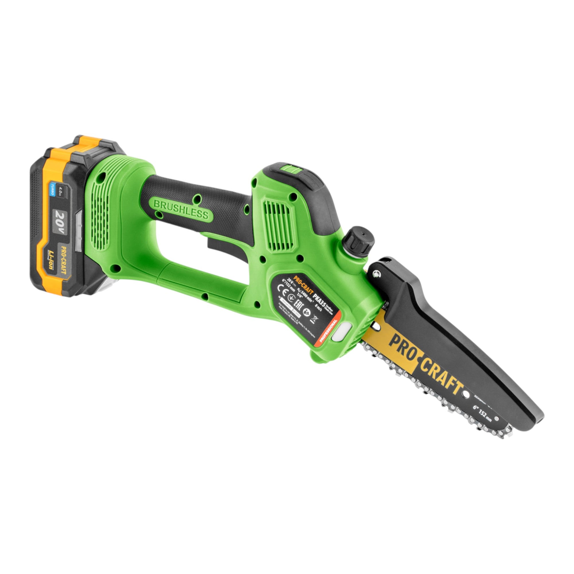 Procraft PA168SET Akku Gartengeraete Set 20 V PKA35Li Akku Mini Kettensaege ES25Li Akku Astschere 2x Akku 2 0 4 0 Ah Ladegeraet Koffer 2 - toolbrothers