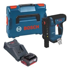 Bosch GTH 18V-14 Professional Akku Holzklammerer 18 V 10,6 x 6 - 14 mm Brushless + 1x Akku 4,0 Ah + Ladegerät + L-Boxx