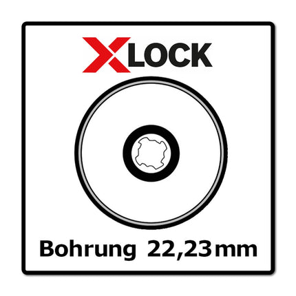 Bosch GWX 18V-10 C Akku Winkelschleifer 18V 125mm brushless X-LOCK + 2x Akku 3,0Ah + Ladegerät + 2x Diamant Trennscheiben X-LOCK 125x22,23mm + L-BOXX - Toolbrothers