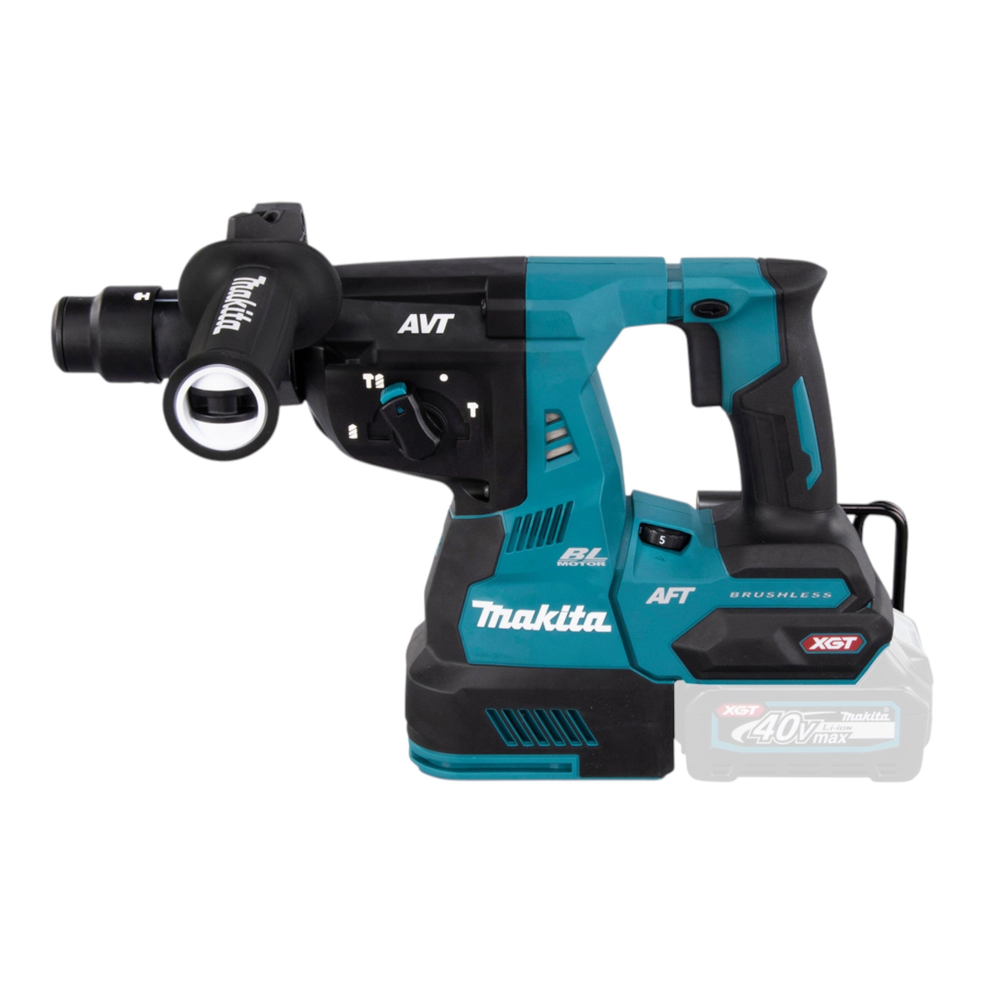 Makita HR 002 GU201 Akku Bohrhammer 40 V max 2 9 J SDS plus Brushless 2x Akku 4 0 Ah Ladegeraet Makpac 1 - toolbrothers